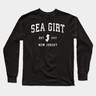 Sea Girt New Jersey Nj Athletic Sports Long Sleeve T-Shirt